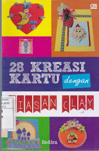 28 Kreasi Kartu Dengan Hiasan Clay