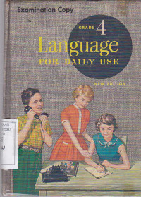 Language For Daily Use Grade 4 New Edition