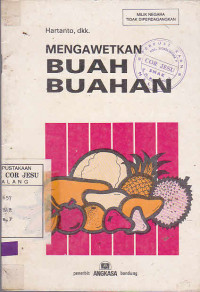 Mengawetkan Buah-Buahan