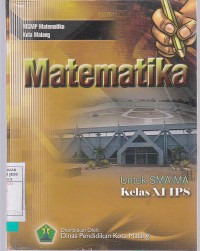 Matematika untuk SMA/MA Kelas XI IPS