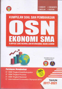 Kumpulan soal dan pembahasan OSN Ekonomi SMA