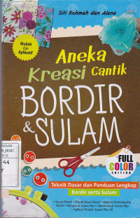 Aneka Kreasi Cantik Bordir & Sulam