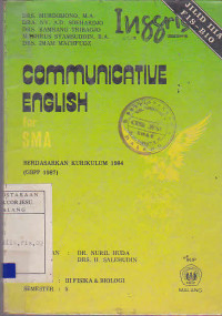 Communicative English For SMA Fis-Bio