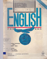 Communicative English For SMA Kelas II Sosial & Budaya