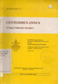 Centesimus Annus : Ualng tahun ke seratus