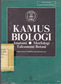 Kamus biologi