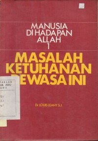 Masalah ketuhanan dewasa ini