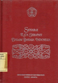 Senarai kata serapan dalam bahasa Indonesia