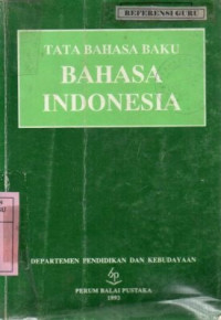 Tata bahasa baku Bahasa Indonesia