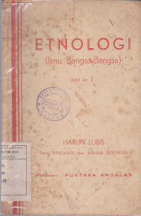 Etnologi Ilmu bangsa-bangsa djilid ke 2