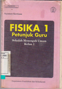 Fisika 1 Petunjuk Guru