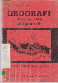 Geografi Kurikulum 1984 program inti