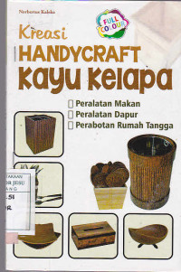 Kreasi Handycraft Kayu Kelapa