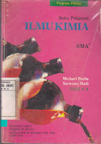 Buku pelajaran ilmu kimia SMA jilid 3A