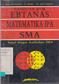 Panduan NEM Ebtanas matematika IPA SMA