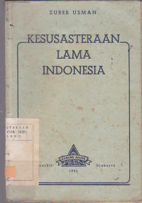 Kesusastraan Lama Indonesia