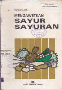 Mengawetkan Sayur-Sayuran