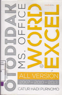 Otodikdak Ms. Office Word Excel All Version 2007-2010-2013