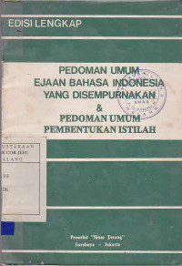 Pedoman Umum Ejaan Bahasa Indonesia Yang Disempurnakan