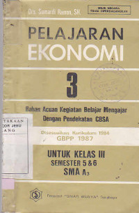 Pelajaran Ekonomi 3