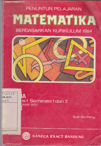 Penuntun pelajaran matematika Kelas 1 Semester 1 dan 2