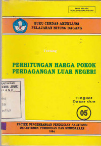 Perhitungan Harga Pokok Perdagangan Luar Negeri