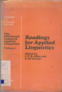 Readings for Applied Linguistics