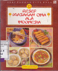 Resep Masakan Cina Ala Indonesia