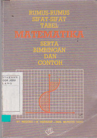 Rumus-Rumus Sifat-Sifat Tabel Matematika Serta Bimbingan dan Contoh