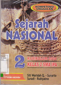 Sejarah Nasional Kurikulum 2004 Kelas 2 SMA IPA