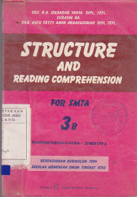 Structure And Reading Comprehension For SMTA 3 B