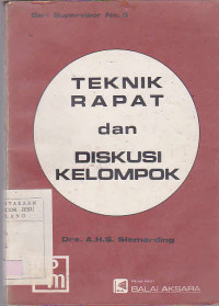 Teknik rapat dan diskusi kelompok