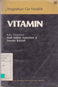 Vitamin : Pengetahuan Gizi Mutakhir